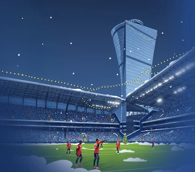 Новогодний тур по стадиону